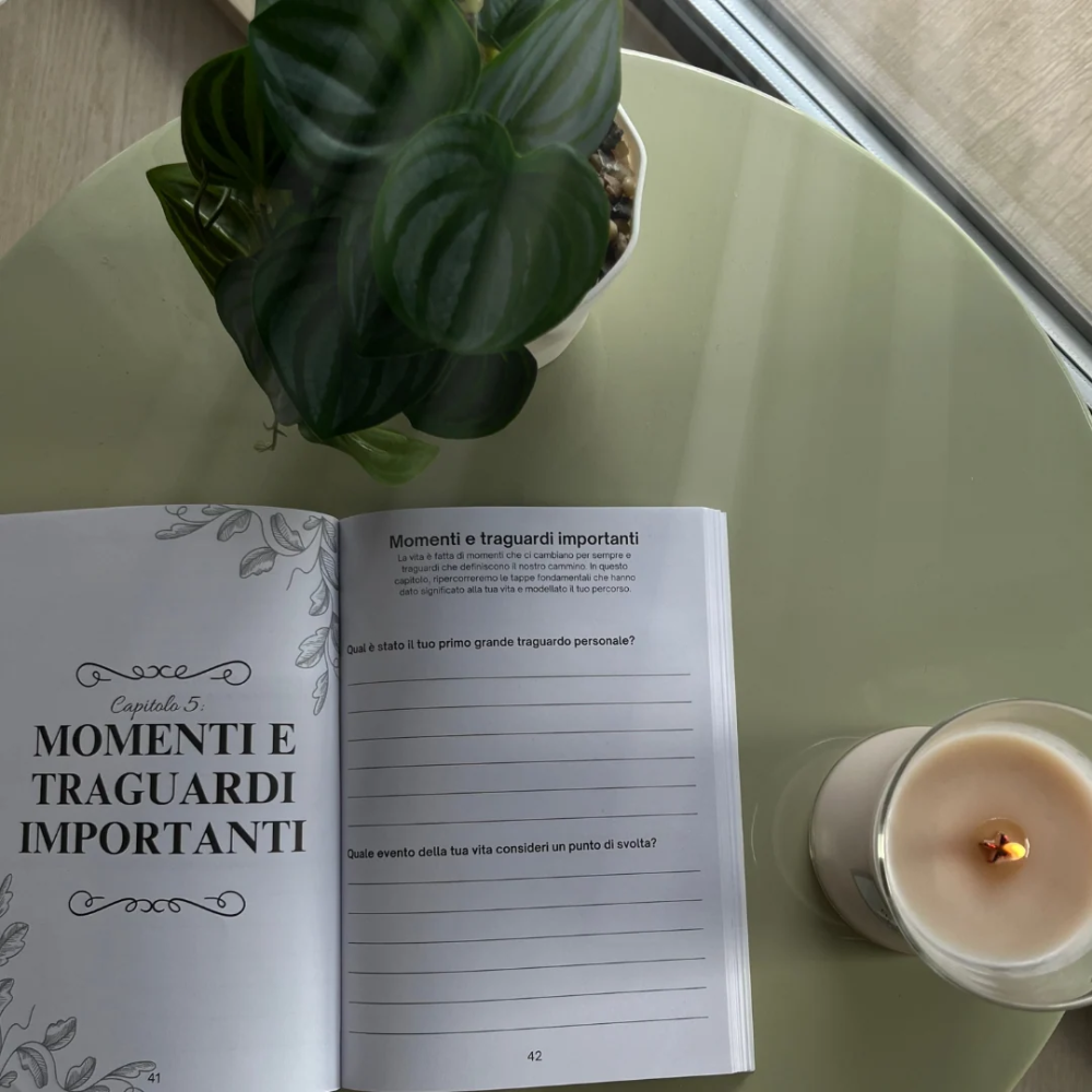 Il libro aperto sul capitolo Momenti e traguardi importanti
